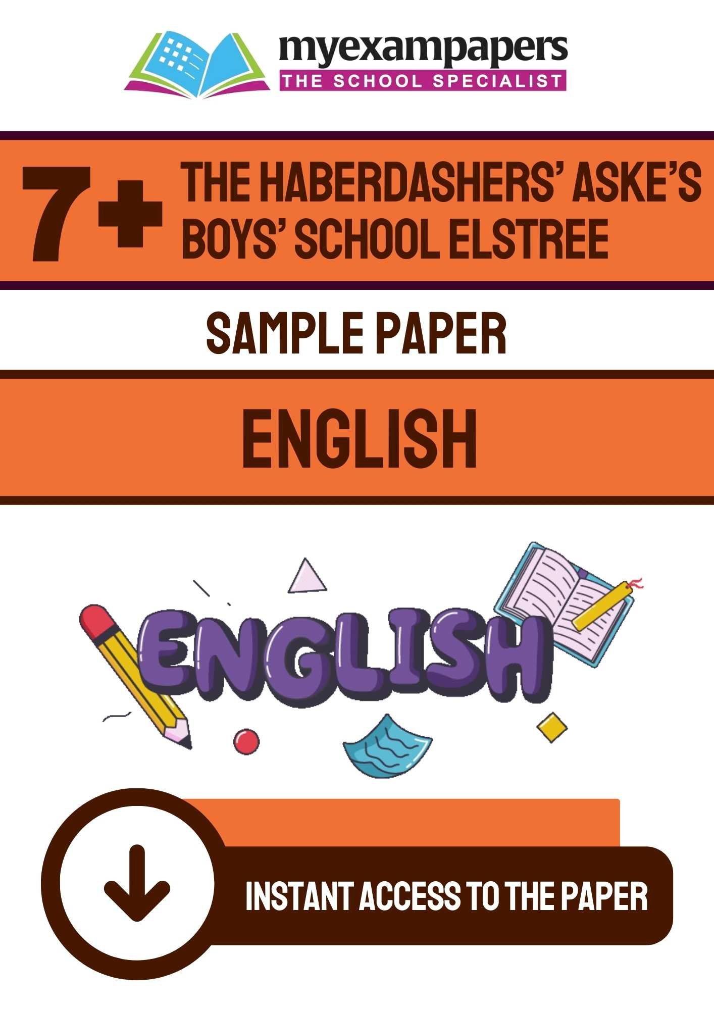 7+ The Haberdashers’ Aske’s Boys’ School Elstree - English